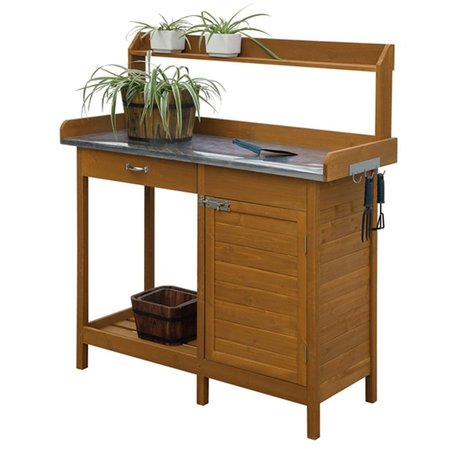 CONVENIENCE CONCEPTS Deluxe Potting Bench with Cabinet G10440